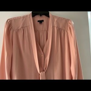 Beautiful blush color  button down shirt